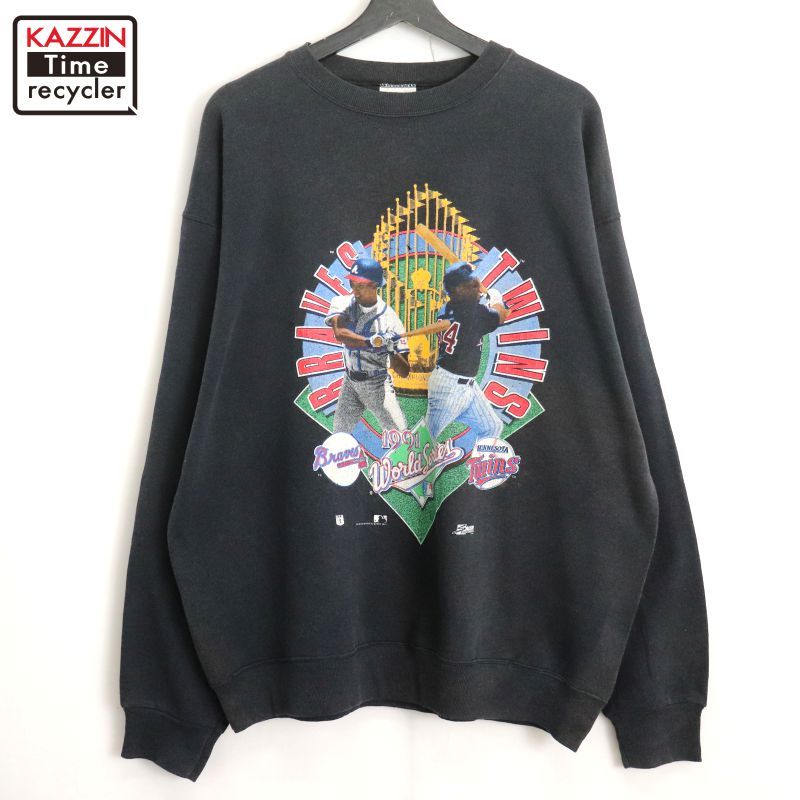 90s USA製 vintage SALEM MLB ワールドシリーズ 1991 スウェット