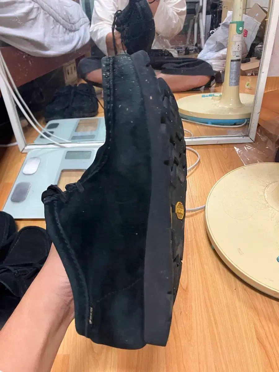  クラークス ゴアテックス ワラビー GTX Wallabee UK 8 US 9 265 黒 ロー ローファー ブーツ 革靴