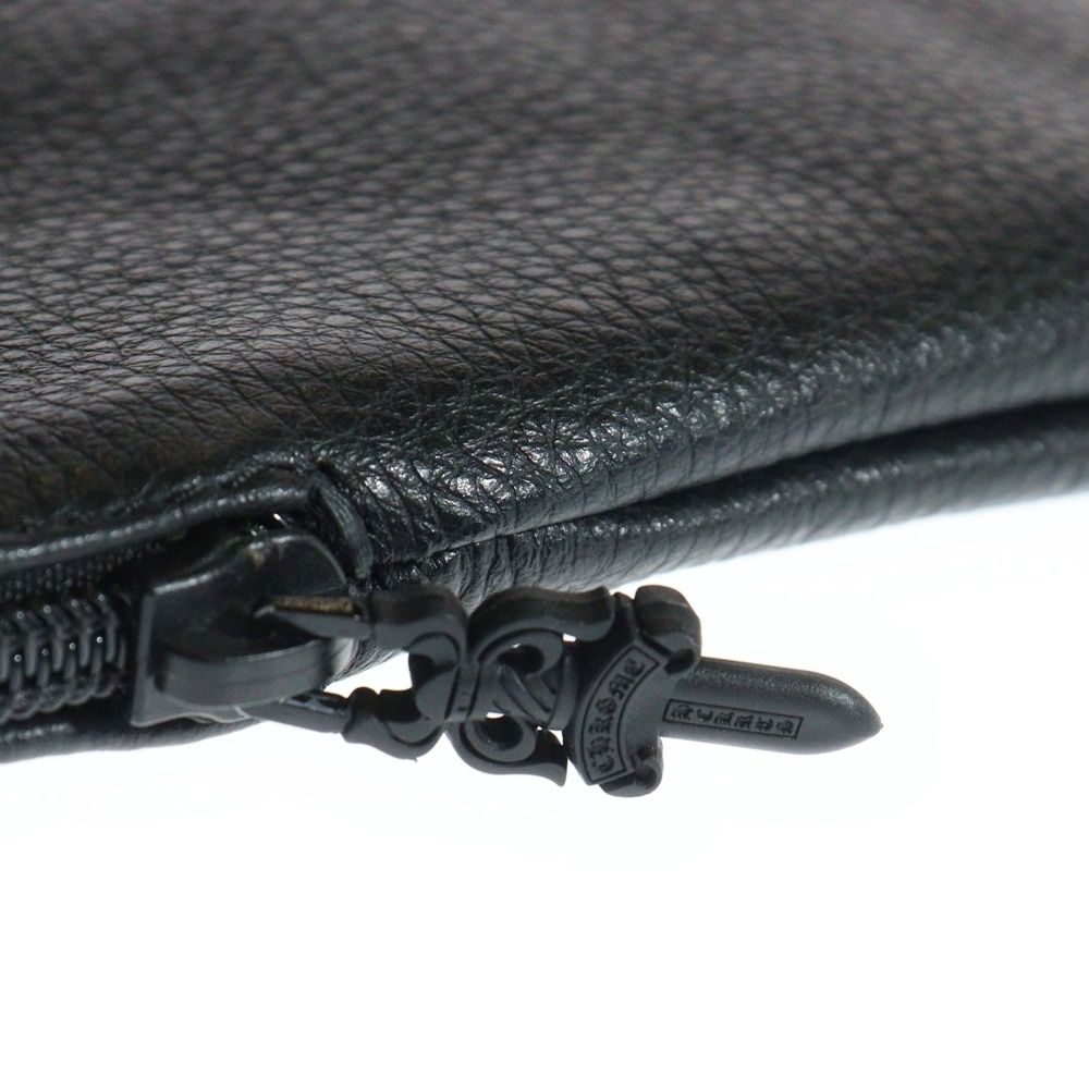 CHROME HEARTS (クロムハーツ) スクロールラベル レザー ハードアイ