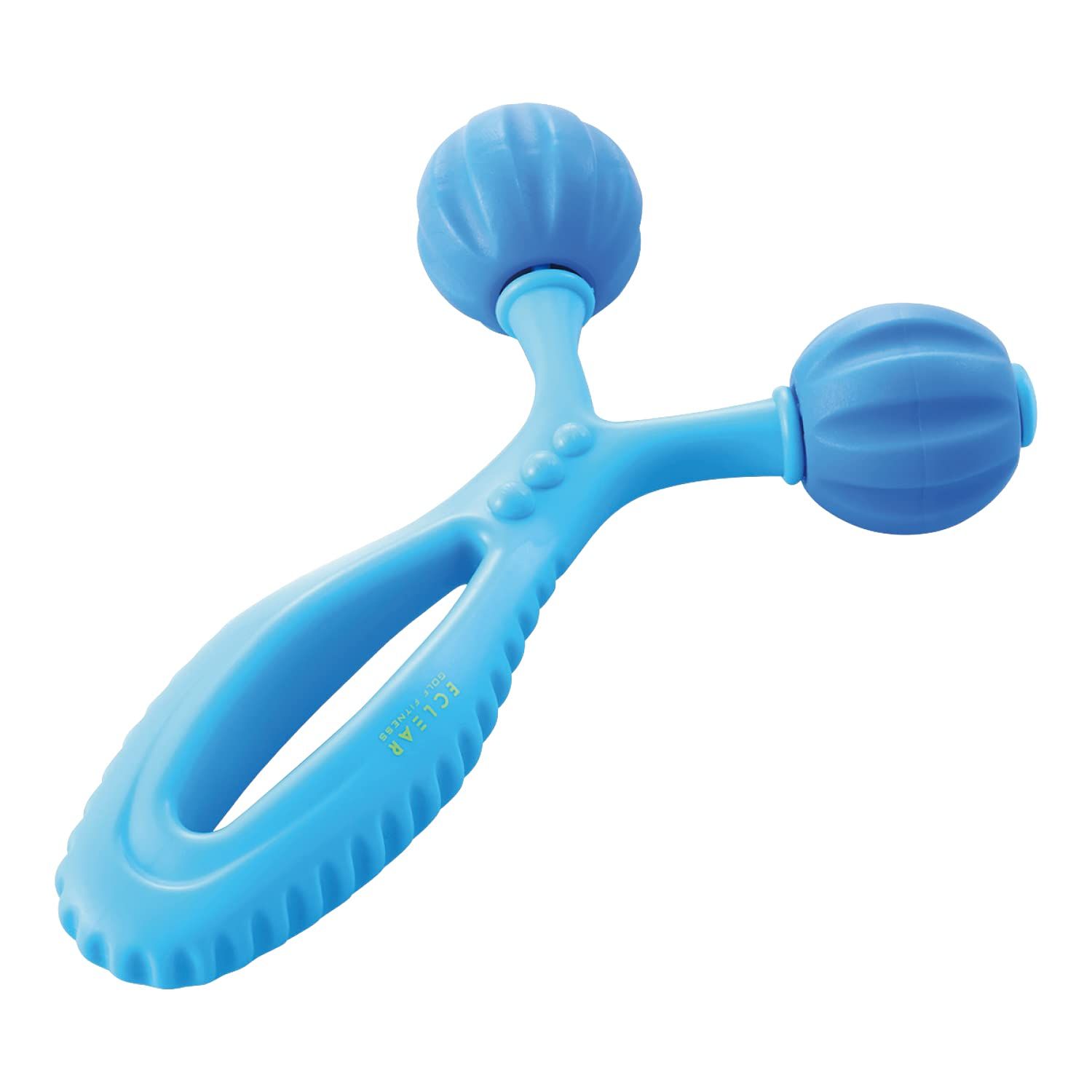 エレコム ゴルフ アームアンマ ケア ケアメニュー付 腕ほぐし ツインボールタイプ ブルー HCG-CAR01BU 