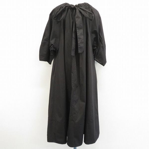 アクテ AKTE ワンピース ロングワンピース リボン ブラック系
