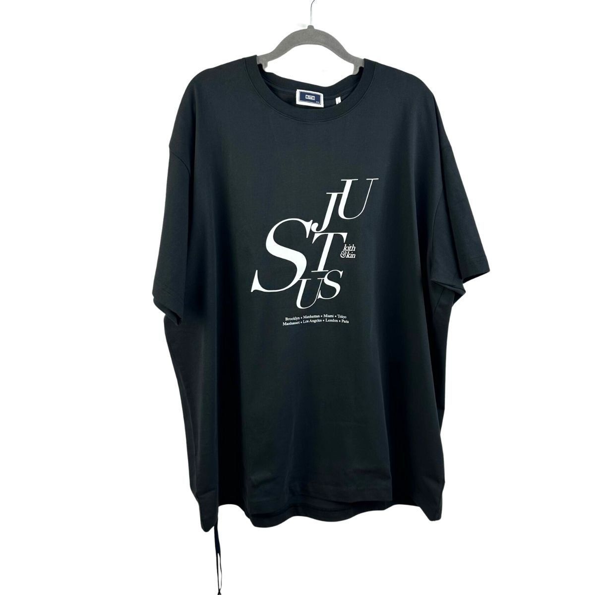 新品】KITH キス JUST US TEE プリント Tシャツ KH3828-100 ブラック 