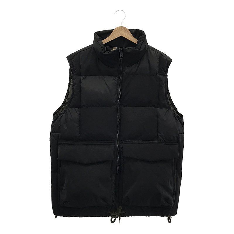 sacai / サカイ | 2023AW | Faux Suede Mix Vest / 異素材切替 中綿 オーバーベスト | 2 | メンズ