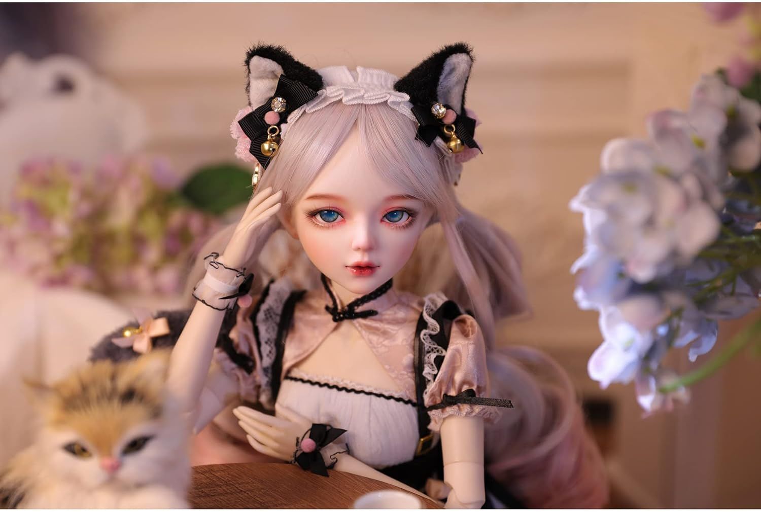 球体関節人形 1/3 BJDドール フルセット メイド服セット メイク 球体関節人形 1/3 BJDドール フルセット メイド服セット メイク