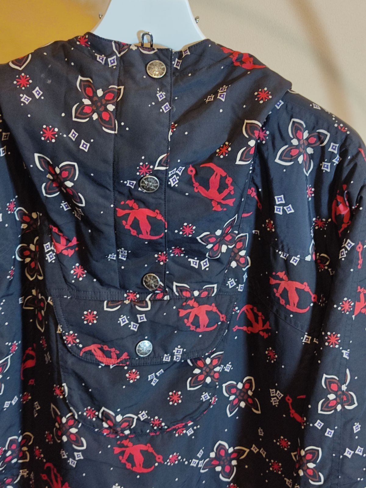 スキーアノラック 総柄