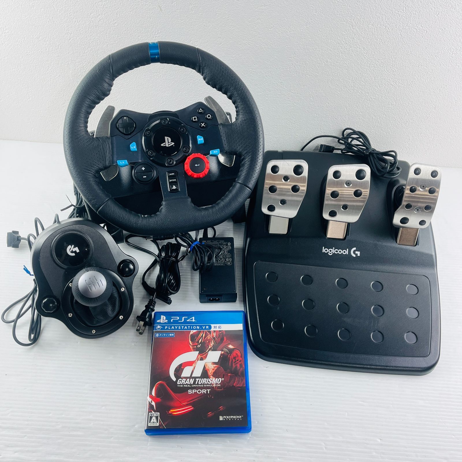 ◇183【ハンコン//ソフトセット】Logicool ロジクール G29 W-U0002 driving force wheel ハンドル  コントローラー ハンコン PS4 プレステ4 ゲーム 周辺機器 グランツーリスモSPORT ソニー 動作OK ソフト - メルカリ