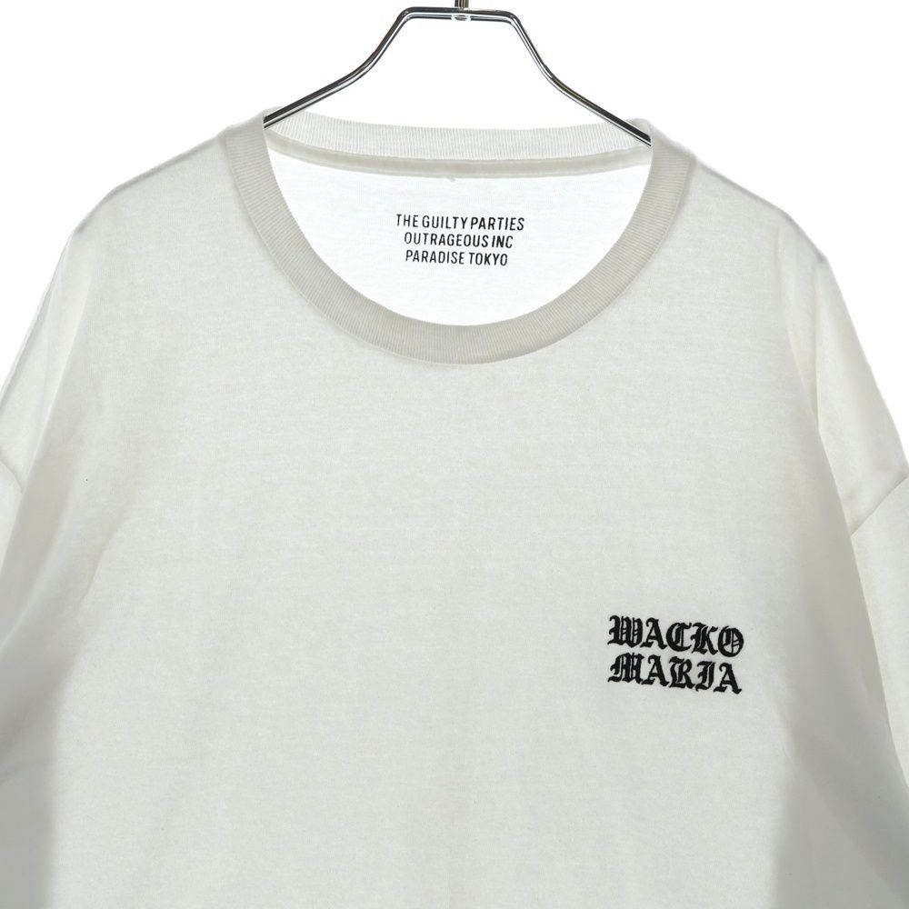 ワコマリア　刺繍ロゴ　ロングtシャツ WACKO MARIA - ワコマリア 刺繍ロゴロングtシャツの通販 by TK