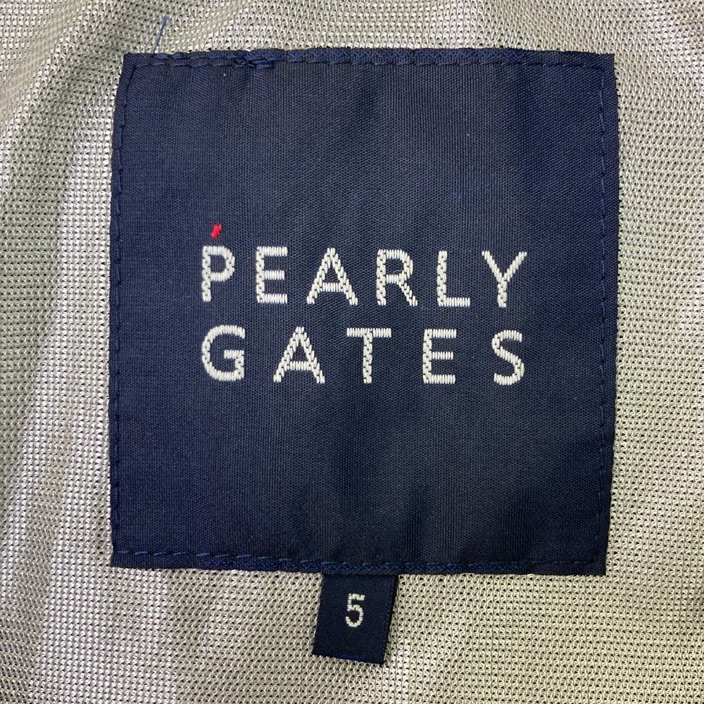 サイズ：5 PEARLY GATES パーリーゲイツ 蓄熱 ジップジャケット