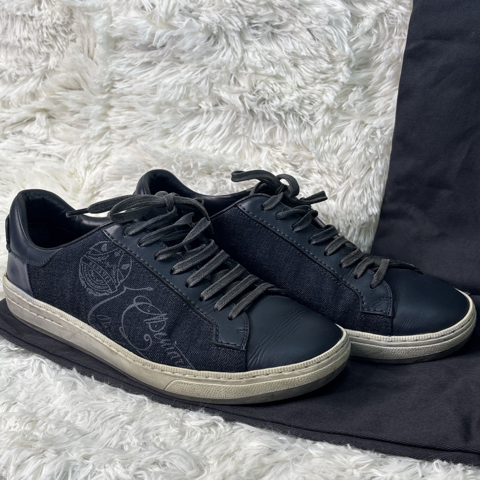 BERLUTI ベルルッティ メンズ スニーカー レザー デニム - メルカリ
