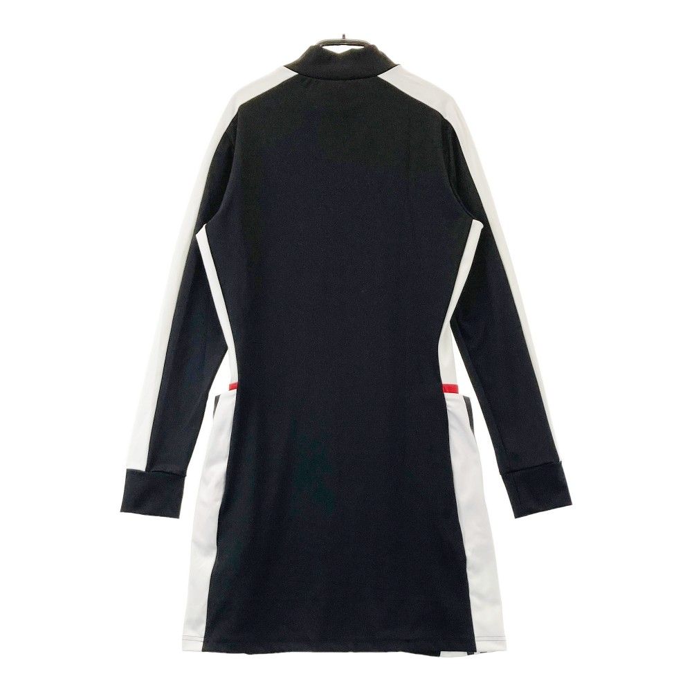 サイズ：M ADIDAS GOLF アディダスゴルフ 2024年モデル ハイネック 長袖ワンピース W JL3 DRESS  ブラック系 [240101434871] ゴルフウェア レディース ストスト サイズ：M ADIDAS GOLF アディダスゴルフ 2024年モデル