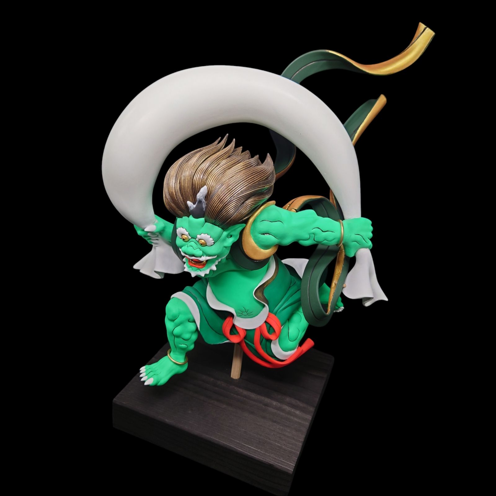 美品 掛け軸 尾形光琳筆 重要文化財「風神雷神図」双幅 シルクスクリーン 限定品 43967_114268066340940857707_60