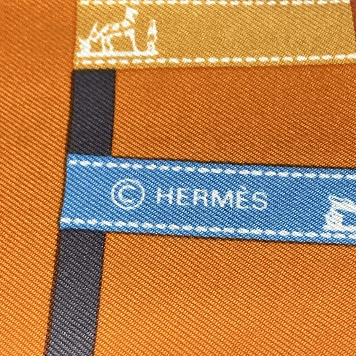 HERMES プチ カレ ボルデュックリボン柄 HERMES エルメス スカーフ