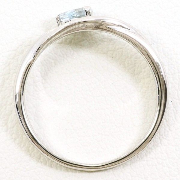 PT900 リング ring 指輪 8号 アクアマリン 総重量約2.5g - メルカリ