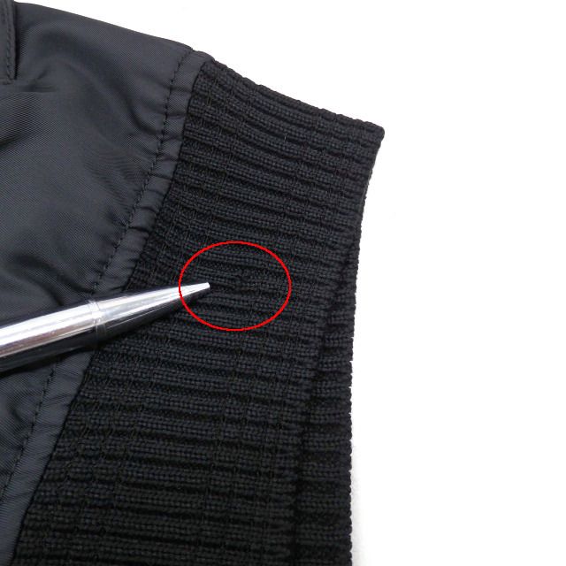 ✨BLUE WORK ラム 裏地チェック 立襟 riri シングルライダース ✨BLUE