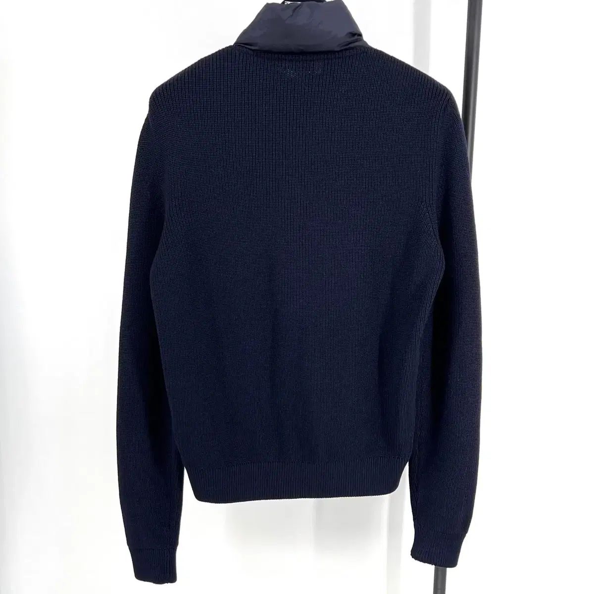 美品　モンクレール　カーディガン　トリコット　ダウン　ネイビー　M M サイズ MONCLER(モンクレール) ニットダウン トリコット