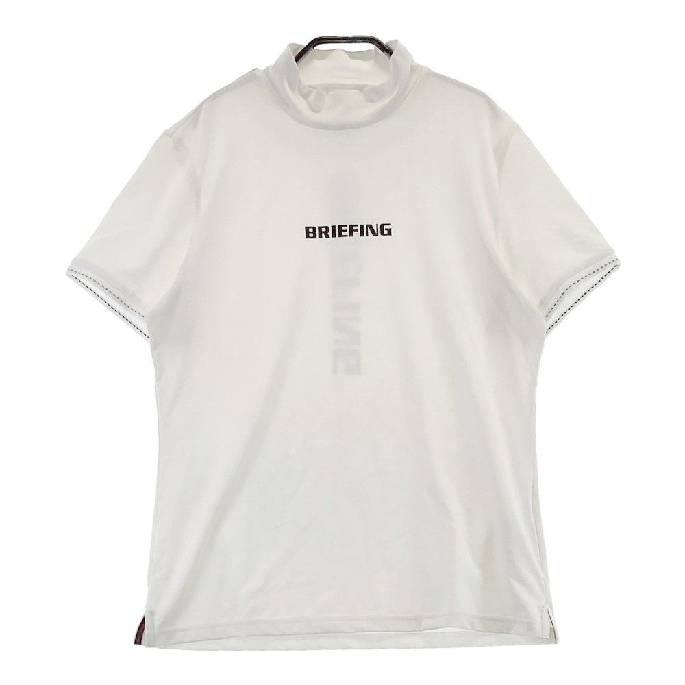 サイズ：L BRIEFING GOLF ブリーフィング モックネック半袖Tシャツ