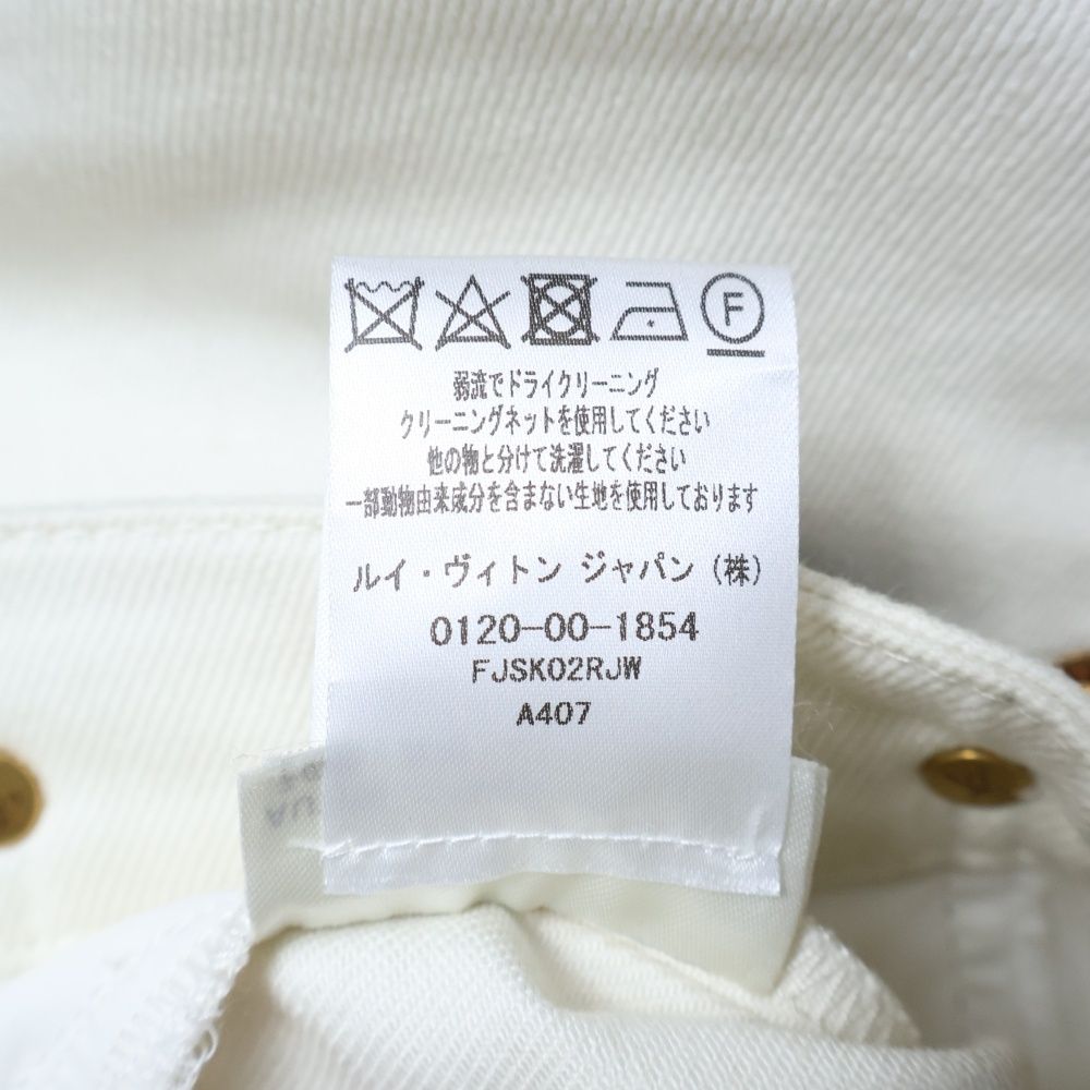 LOUIS VUITTON (ルイヴィトン) モノグラム ポケット デニムスカート  