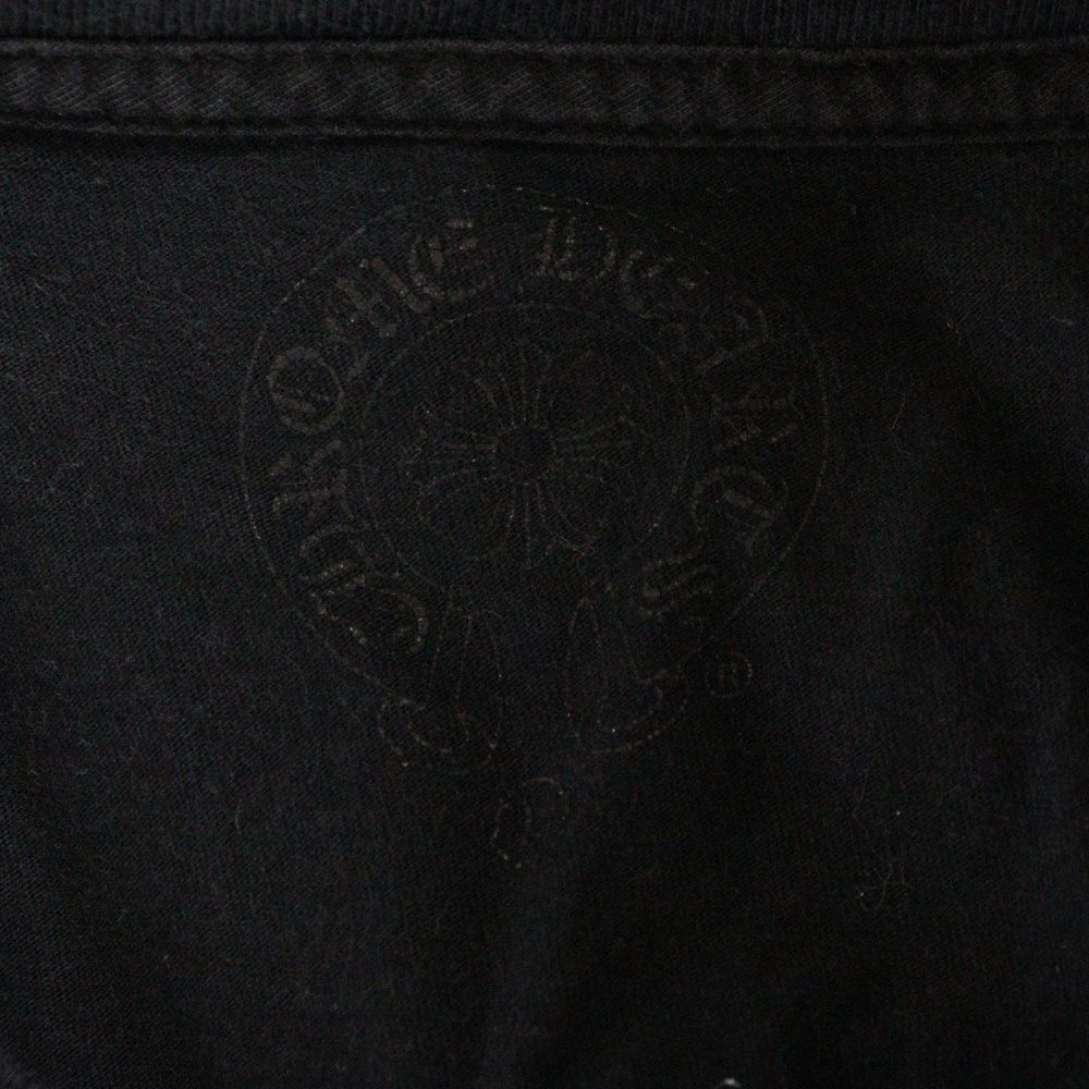 CHROME HEARTS クロムハーツ CHプラスプリント 長袖Tシャツ ロングスリーブ ブラック