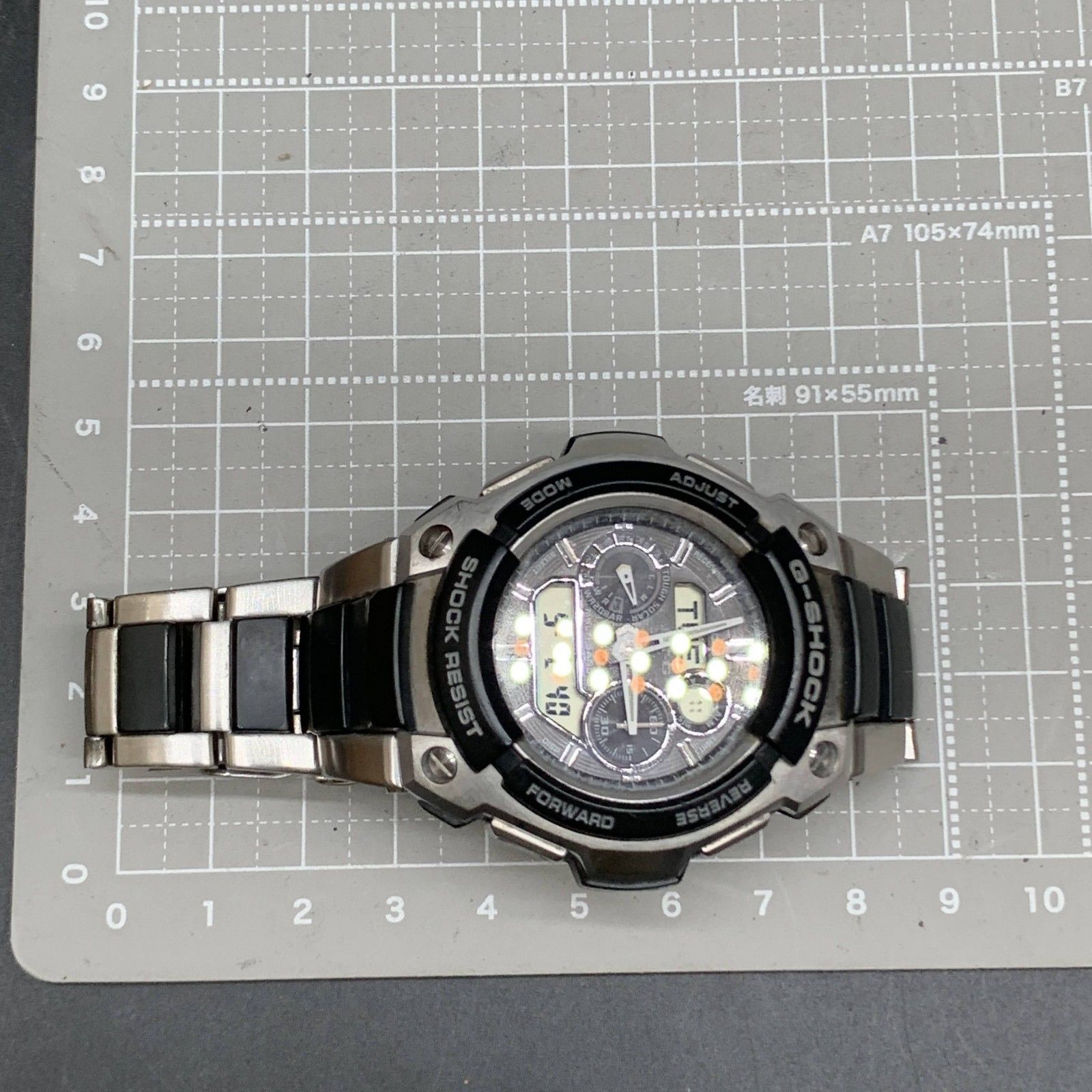 B380可動 CASIO カシオ G-SHOCK MT-G Gショック MTG-1500 電波ソーラー