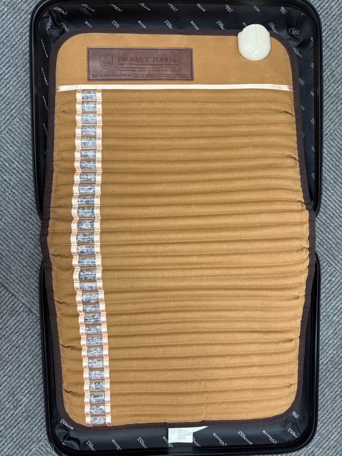 未使用・美品】リッチウェイ バイオマット 宝石温熱バイオマット
