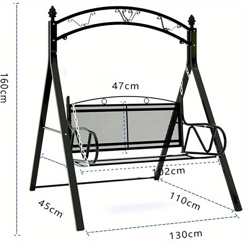 ブランコ ガーデン ブランコ 屋外 二人乗り 庭 ブランコ ガーデン ブランコ 屋根付き ブランコ 椅子 日よけと雨から守る 絶妙なパターン 合金ブラケット スイングチェア ガーデンベンチ バルコニー オシャレ