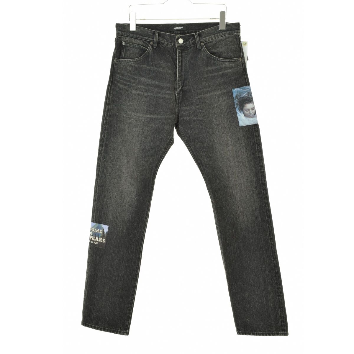 UNDERCOVER】24AW UC2D9501-2 JQパッチ Twin Peaksデニムパンツ
