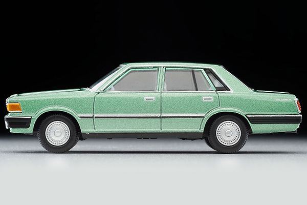日産　グロリア　VAN    ミニカー 日産グロリア セダン 200E GL（緑）79年式 LV-N286a【トミー