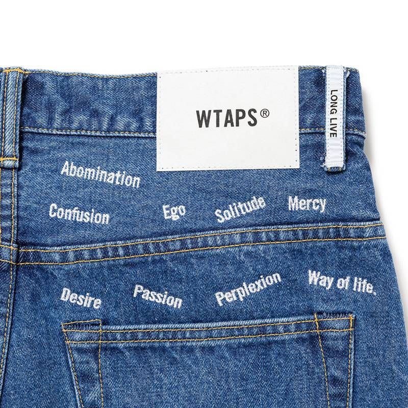 WTAPS BLUES STRAIGHT TROUSERS COTTON DENIM デニム 242WVDT