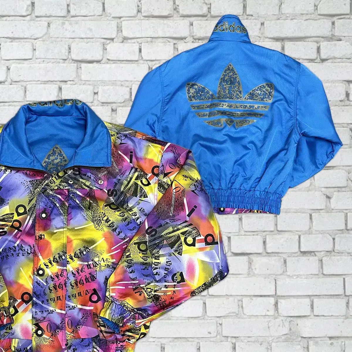 【雷市場（ポンジャン）商品韓国直送】 （ 1505 ） adidas(アディダス) X DESCENTE(デサント) ジャパン 90s オールドスクール リバーシブル ブルゾン S