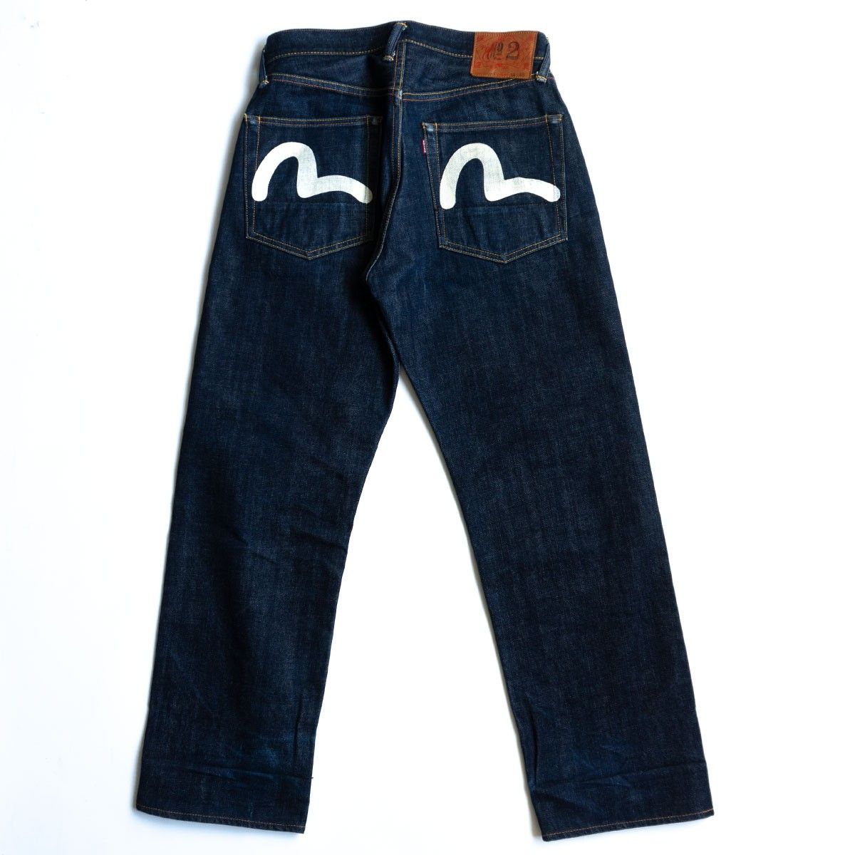 雰囲気抜群/濃紺】EVISU 【LOT.2001 デニムパンツ】32×35 エビス