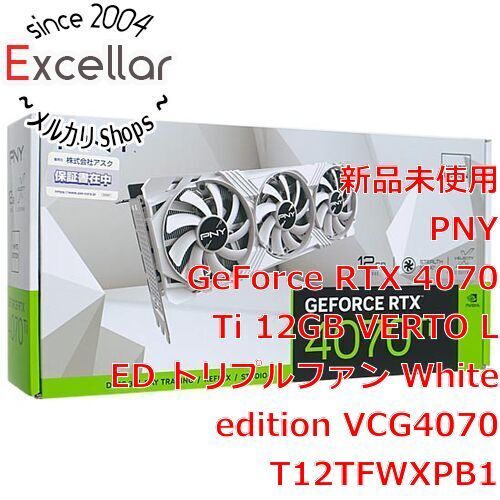 bn:5] PNY GeForce RTX 4070 Ti 12GB VERTO LED トリプルファン White