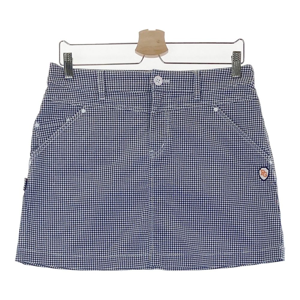 サイズ 2 PEARLY GATES パーリーゲイツ ストレッチスカート 千鳥総柄 ネイビー系 240101544874 ゴルフウェア レディース ストスト