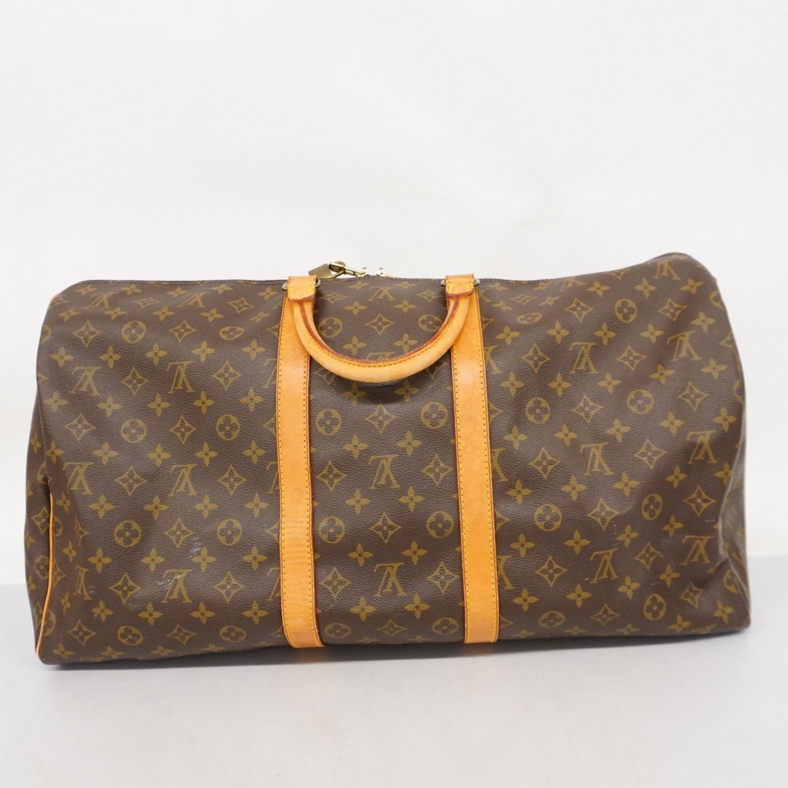 ルイヴィトンLOUIS VUITTON キーポル 55 ボストンバッグ旅行バッグ 存在感抜群！】ルイヴィトン(LOUIS VUITTON)のボストンバッグを
