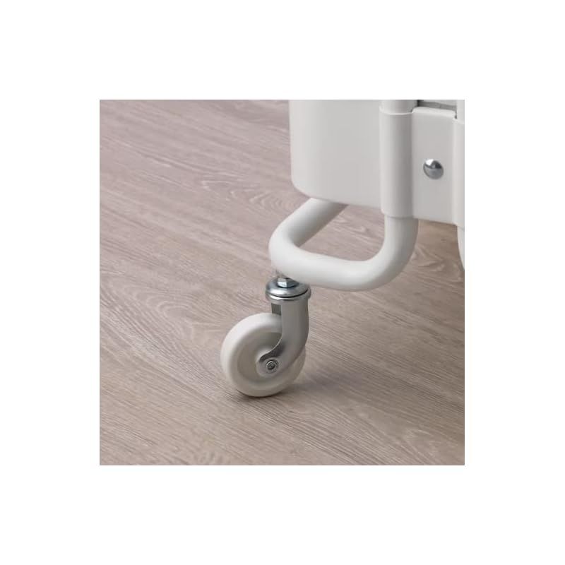 ＩＫＥＡ/イケア RASHULT/ロースフルト：ワゴン38x28x65 cm ホワイト （504.459.90） IKEA - イケア -LOSHULT -ロスフルト- ワゴン パイン材 38x38x82 cm