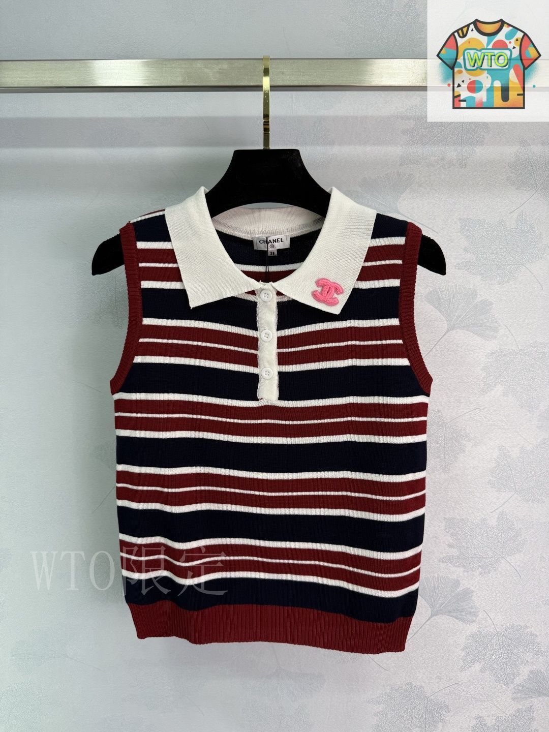 今日特価】Chanel 2025 春夏 リバーシブルカラー ストライプ