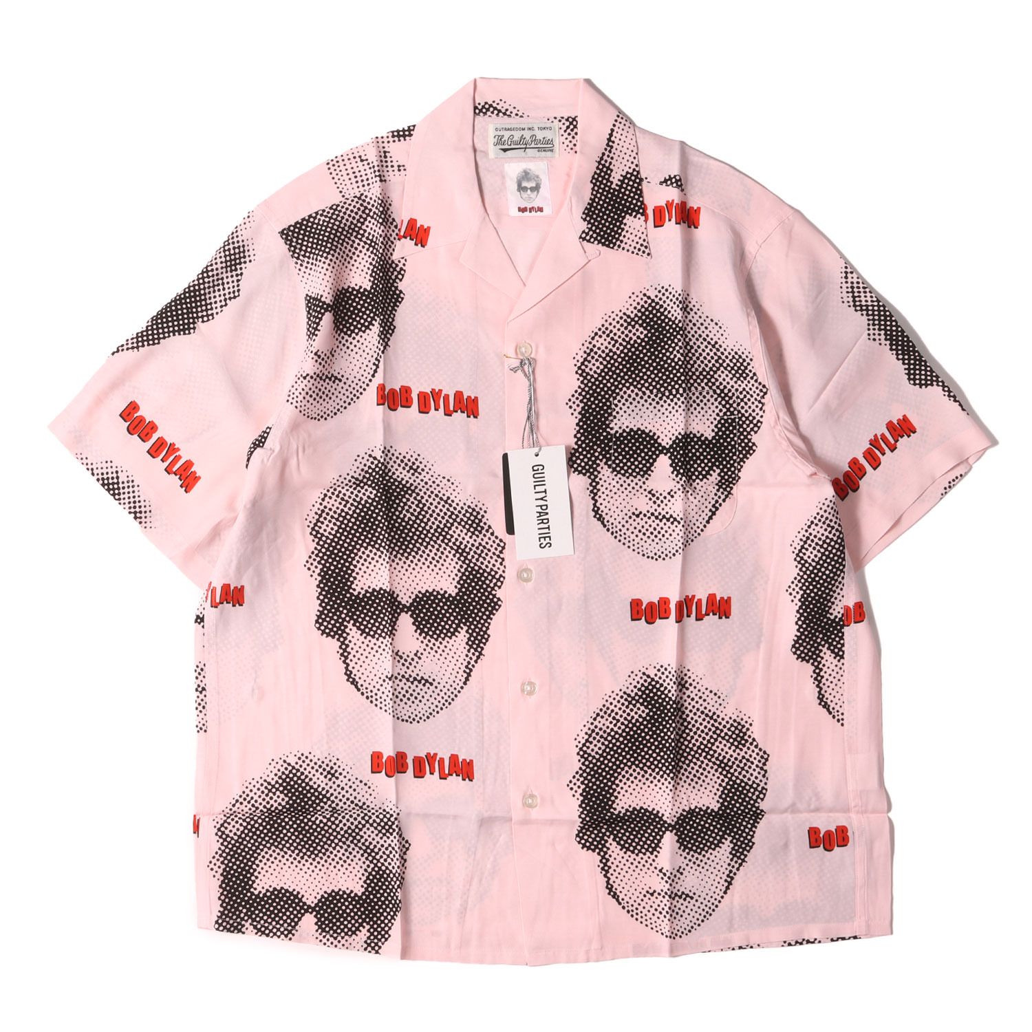 新品 WACKO MARIA ワコマリア シャツ サイズ:L 22SS BOB DYLAN ボブ・ディラン レーヨン ハワイアンシャツ アロハシャツ  S/S HAWAIIAN SHIRT ピンク トップス カジュアルシャツ 半袖【メンズ】 - メルカリ