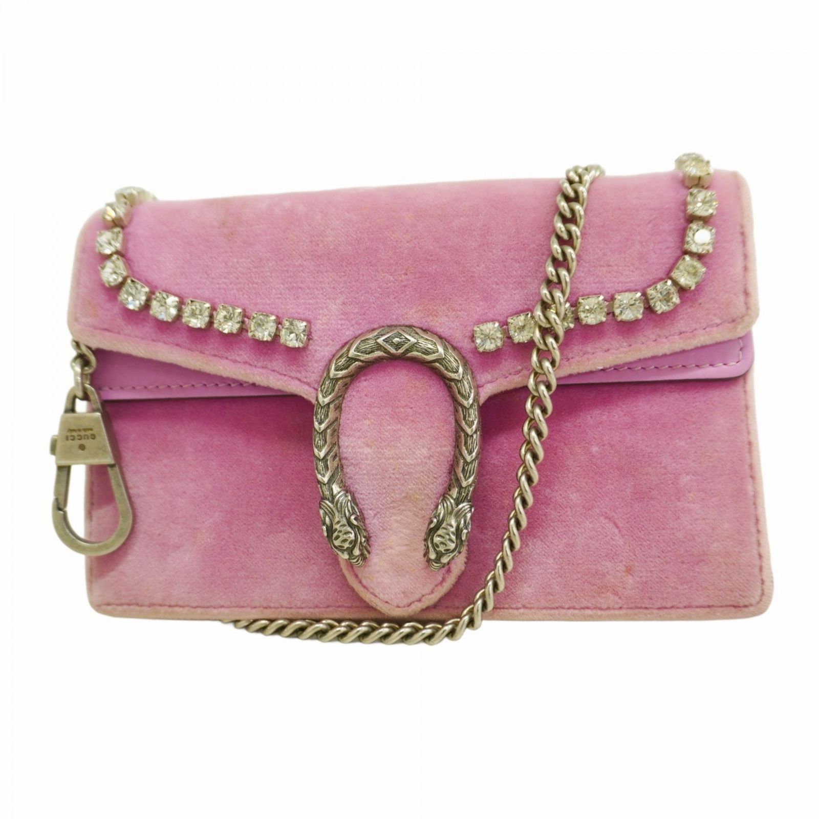 グッチ Gucci グッチ ショルダーウォレット ディオニュソス 476432 ベロア ピンク レディース