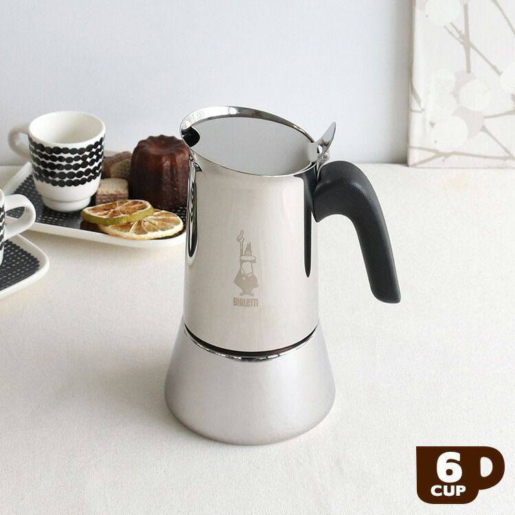 ビアレッティ ヴィーナス 6カップ用 ステンレス BIALETTI エスプレッソ コーヒーメーカー 直火 マキネッタ ギフト 結婚祝い プレゼント 贈り物