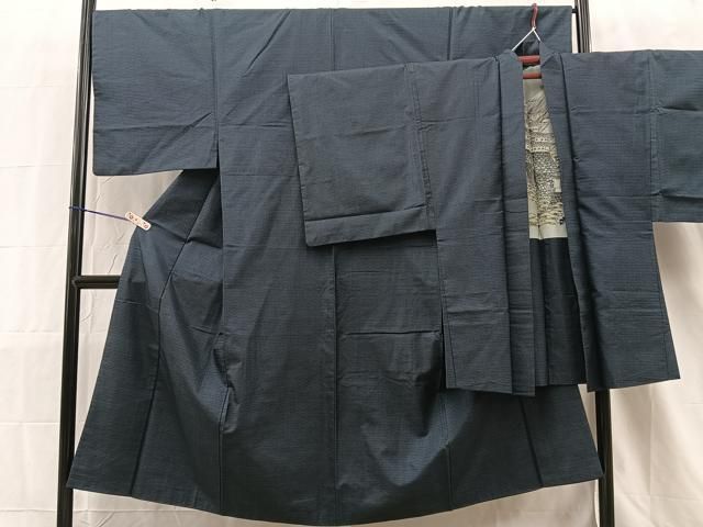 平和屋着物男性　本場大島紬　100亀甲　アンサンブル　正絹　逸品　BAAL2942sa