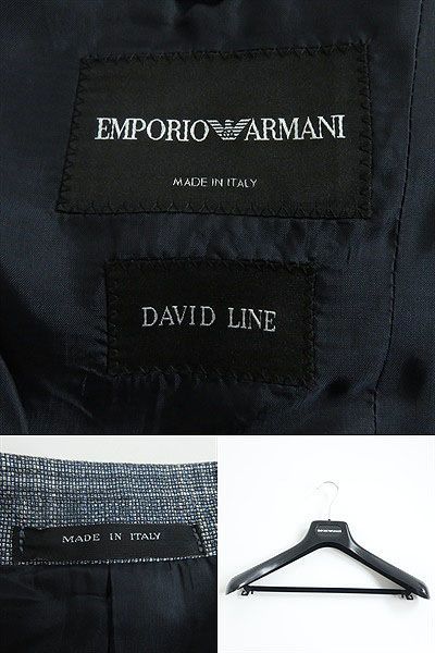 ドンドン見直し】美品▽2016年 エンポリオアルマーニ DAVID LINE