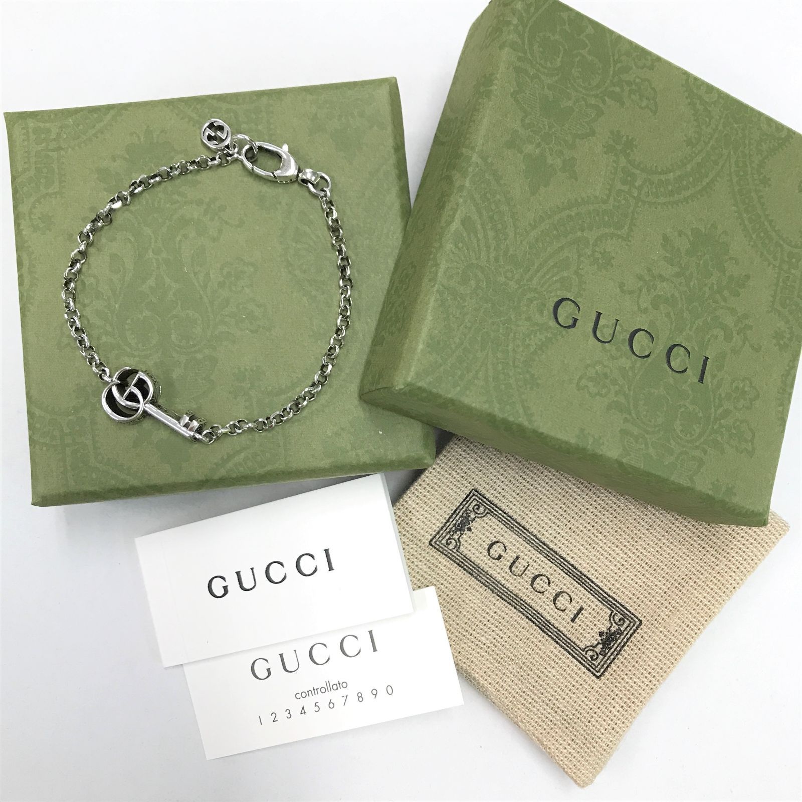 超目玉 GUCCI ダブルGキー ブレスレット ecousarecycling.com