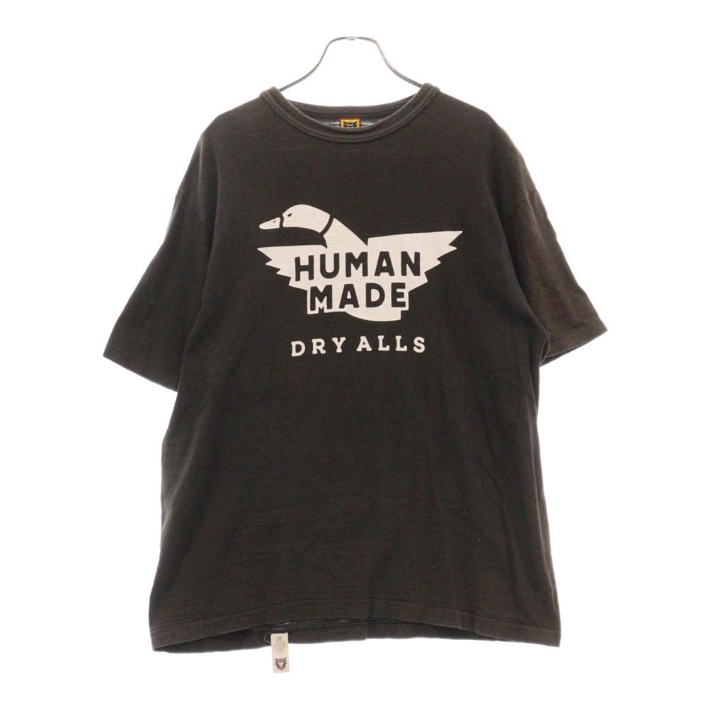 HUMAN MADE (ヒューマンメイド) DRY ALLS プリント クルーネック半袖 Tシャツ ブラック