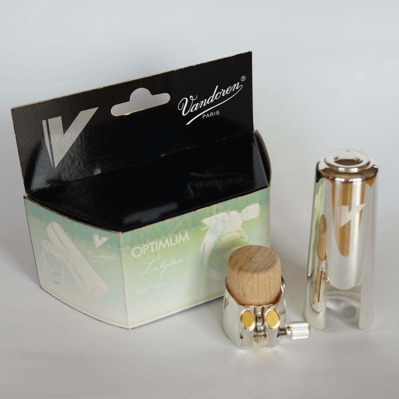 アルトクラリネット用リガチャー＆キャップ ヴァンドーレン OPTIMUM LC733A