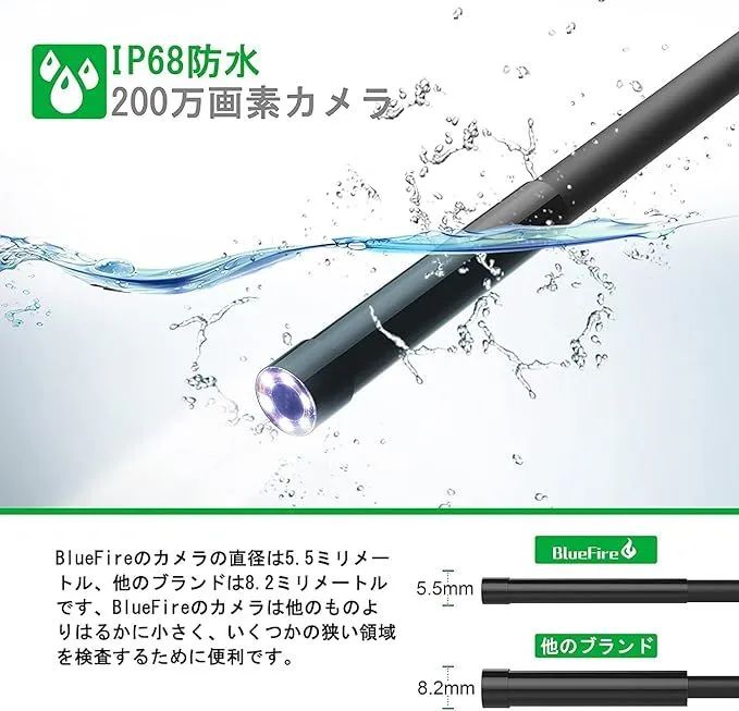 <$>Wi-Fiエンドスコープカメラ 200万画素