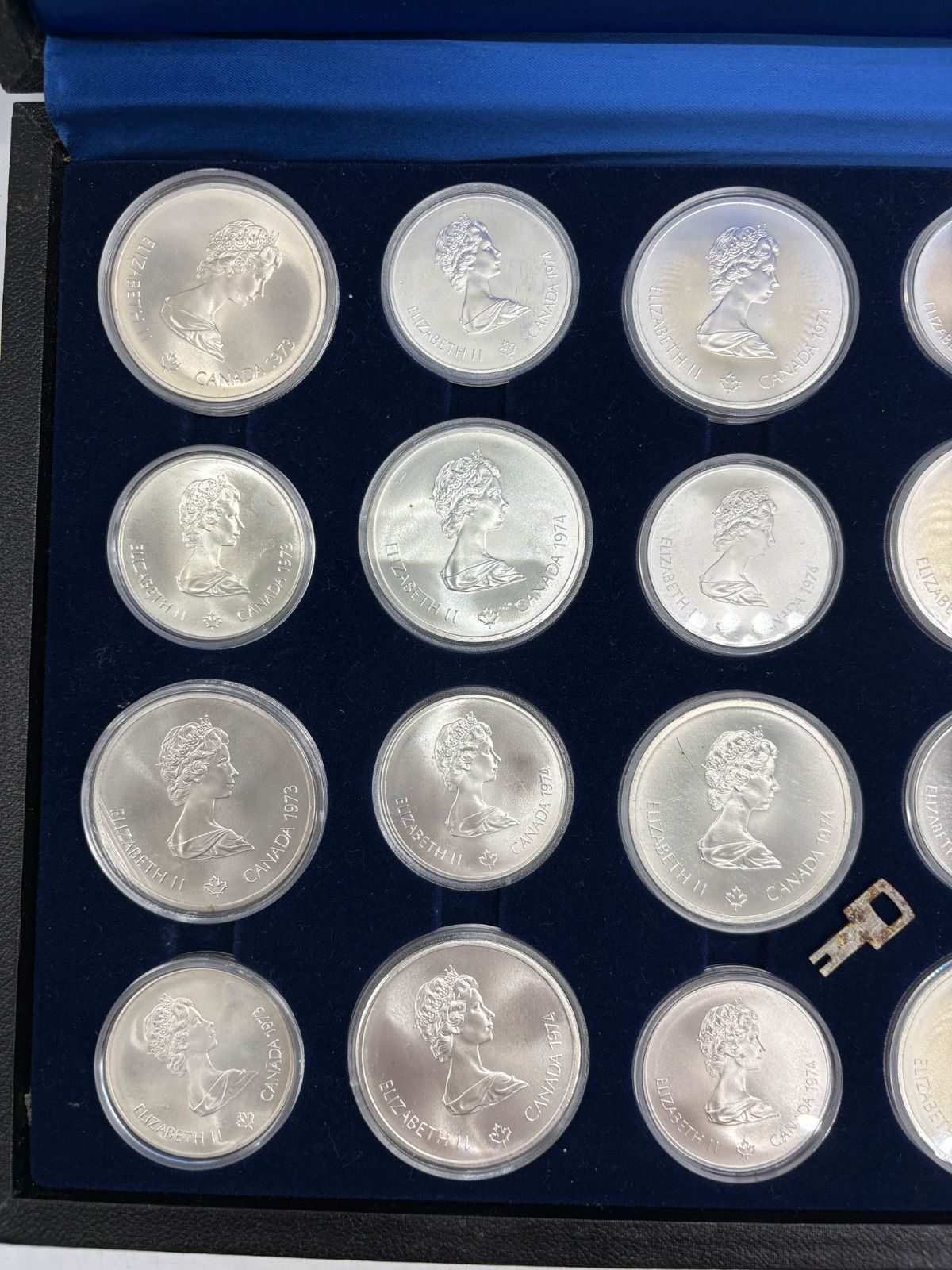カナダモントリオールオリンピック記念銀貨 1976年 5枚 1976年 カナダ モントリオール オリンピック公式記念銀貨 5ドル