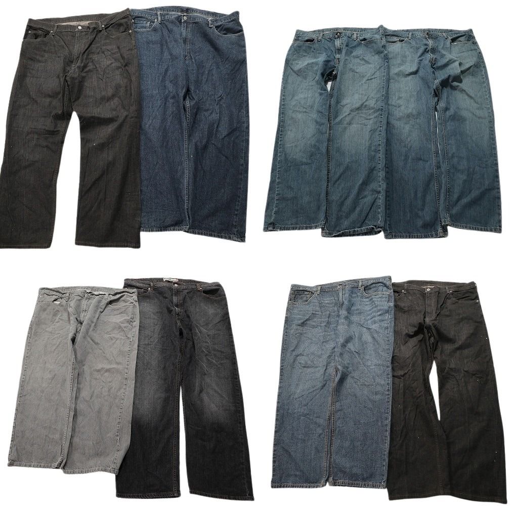 古着卸 リーバイス559 パンツ 8枚セット メンズ 40 |42 |44 |46 フェード アメカジ インディゴブルー 古着 NA3376
