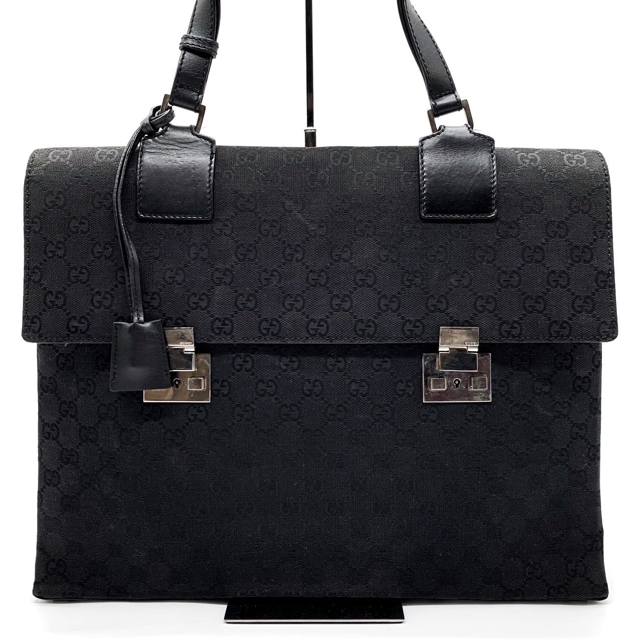 ✨良品✨ GUCCI グッチ ビジネスバッグ トートバッグ フラップ GG柄 