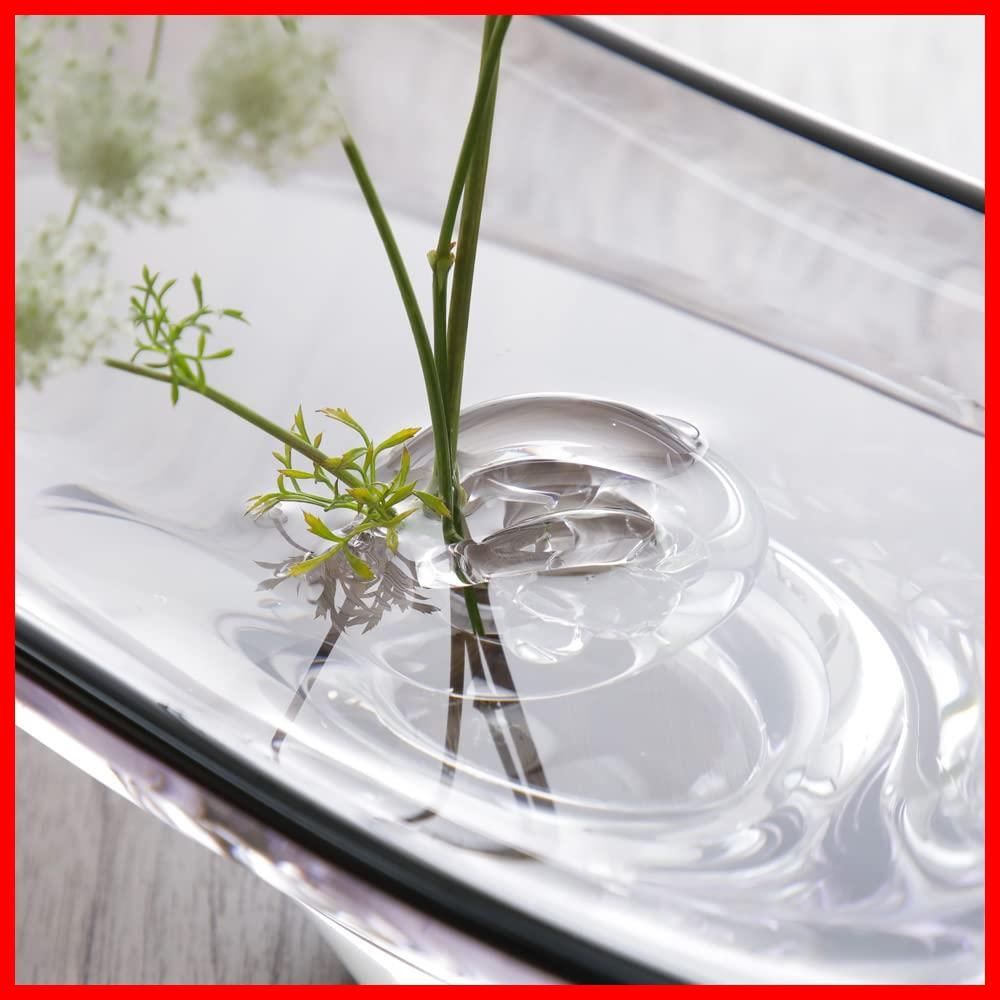 日本製 花止め 伊藤泰三作 SUN 花留め GLASS STUDIO 小 花器 花瓶 ガラスの剣山 一輪挿し ガラスの剣山 花留め 花止め 留め 花 AND