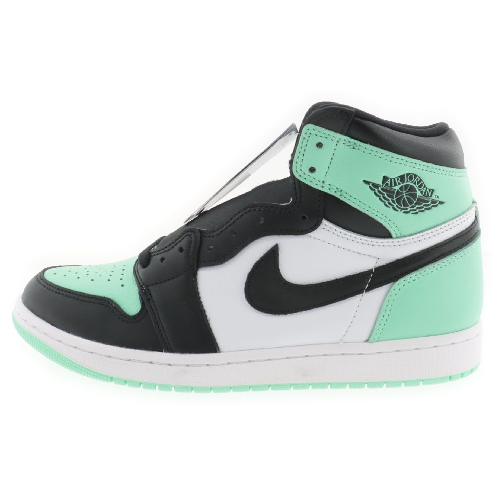 NIKE (ナイキ) AIR JORDAN 1 HI OG GREEN GLOW エアジョーダン グリーングロウ ハイカットスニーカー ライトグリーン  US10/28cm DZ5485-130 - メルカリ