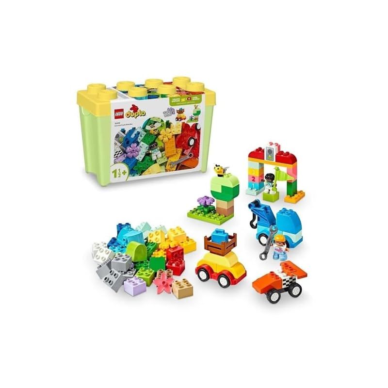 レゴ LEGO デュプロ デュプロのコンテナ くるまとトラック おもちゃ 玩具 プレゼント ブロック 幼児 赤ちゃん男の子 女の子 子供 1歳 2歳 3歳 乗り物 のりもの